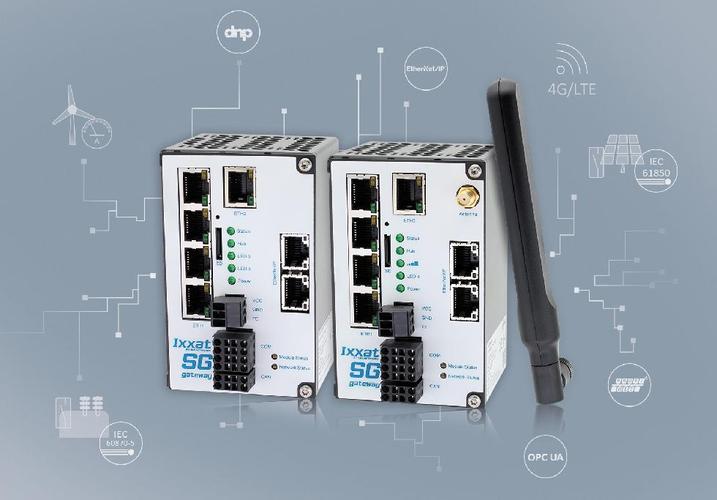ixxat sg网关成功实现了工业自动化设备与能源网络之间的通信.